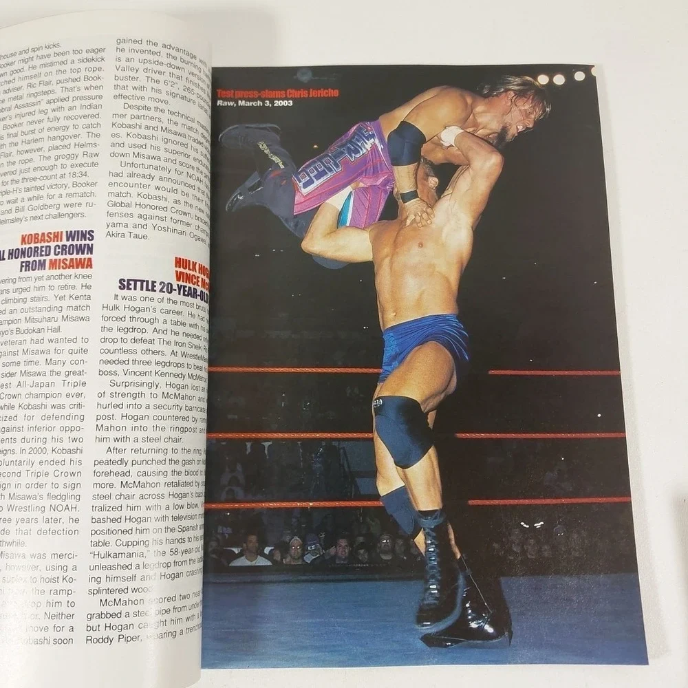 SPRING 2004 WRESTLING ILLUSTRATED ANNUAL MAGAZINE RANDY ORTON TRIPLE H RIC FLAIR